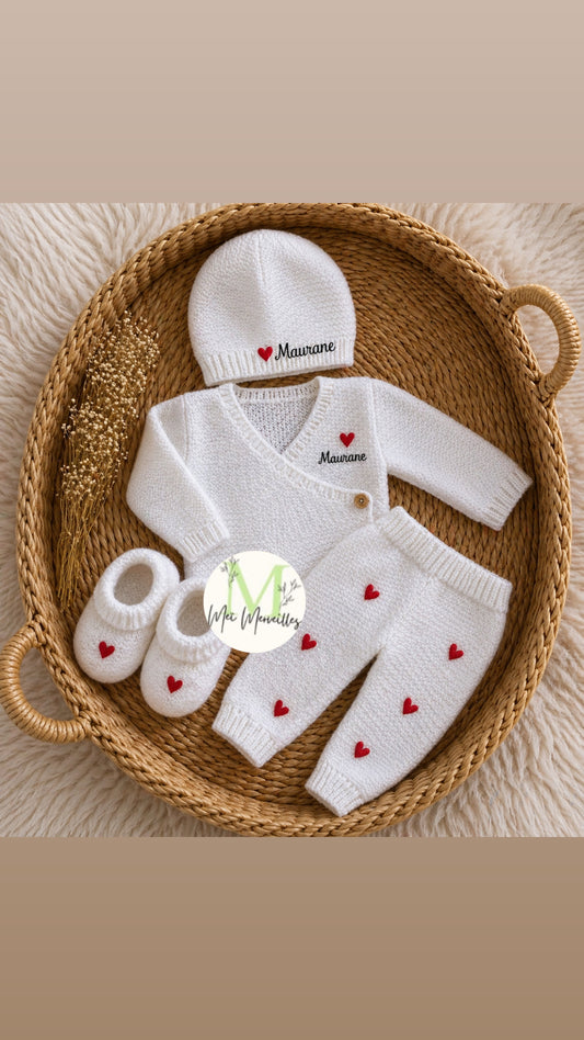 Précommande pour FIN JUIN 🤍 Tenue en maille BLANCHE
