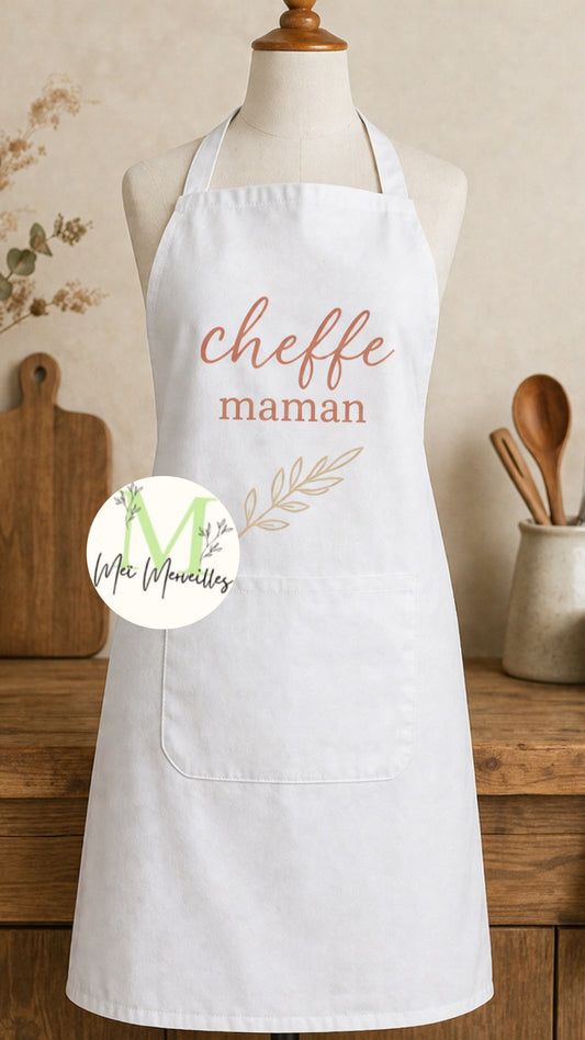 Tablier de cuisine | Cheffe maman 🧑‍🍳