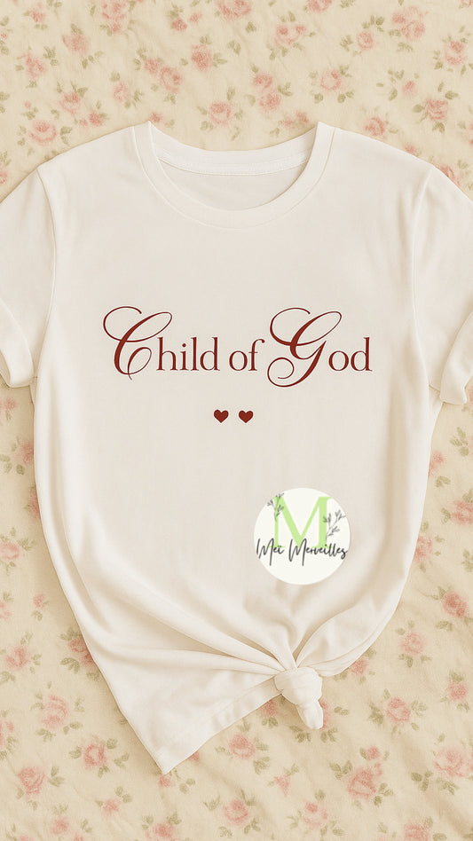 Tee shirt Chrétien | Child of God
