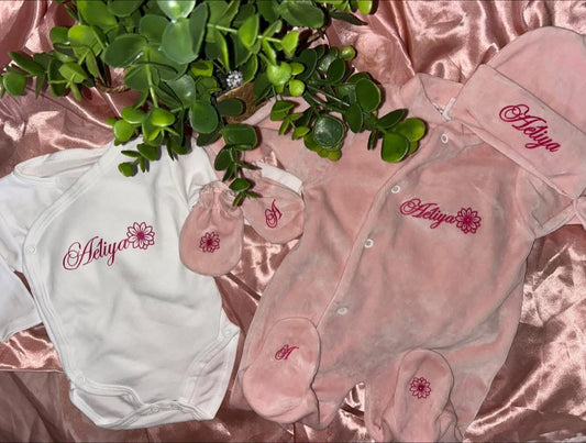 VELOUR rose claire | Fleur 🌸