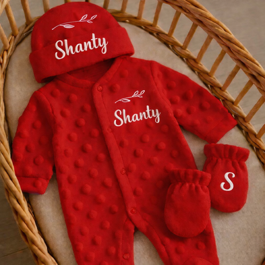 Tenue Minky |  Ligne de fleur simple