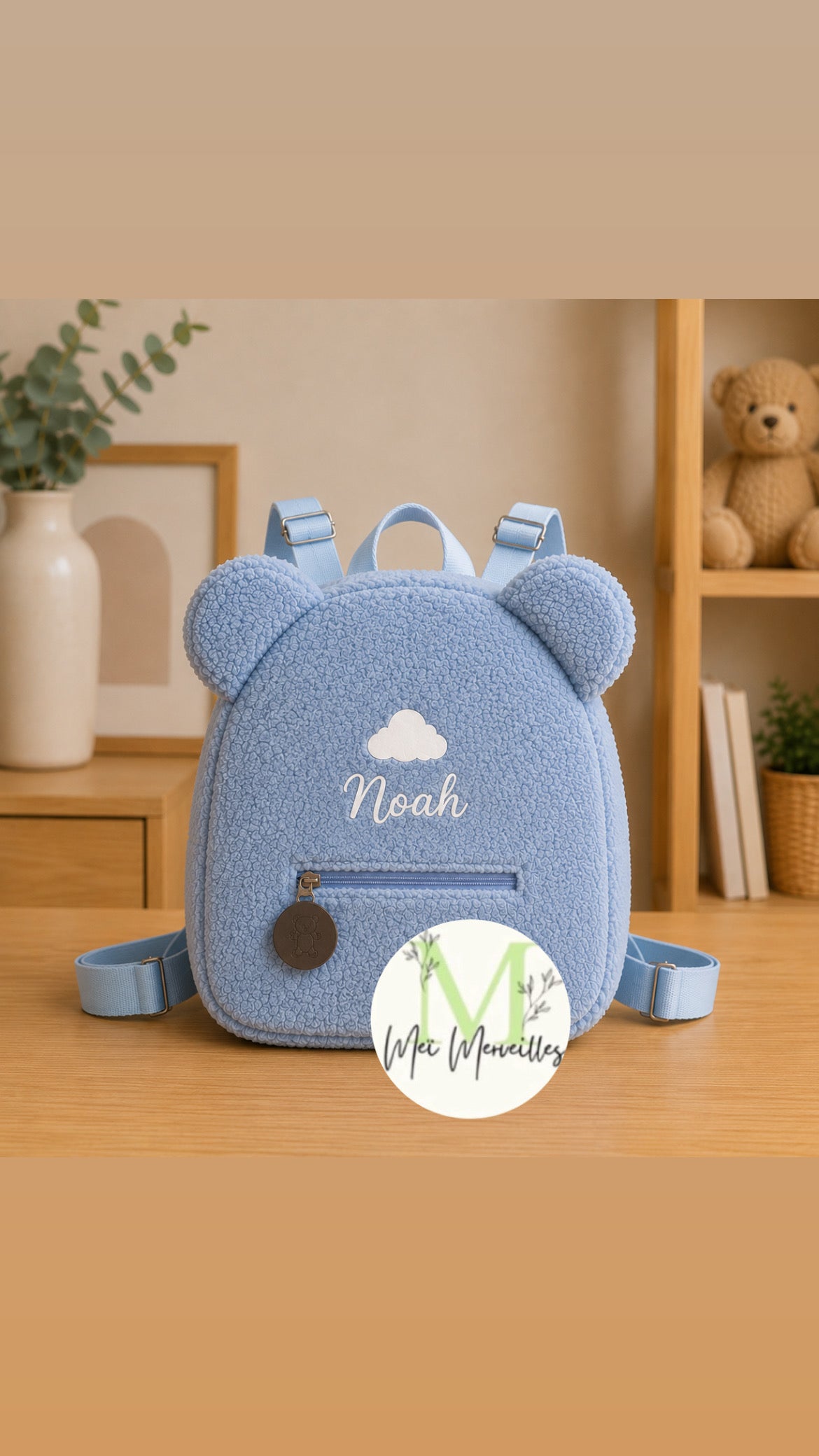 Sac ourson | Bleu claire