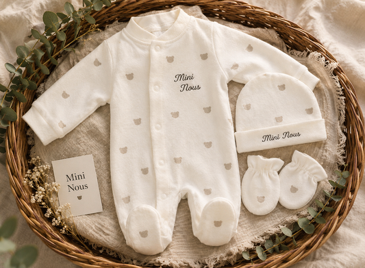 Dispo de suite | Tenue velours plein d’ourson 🐻