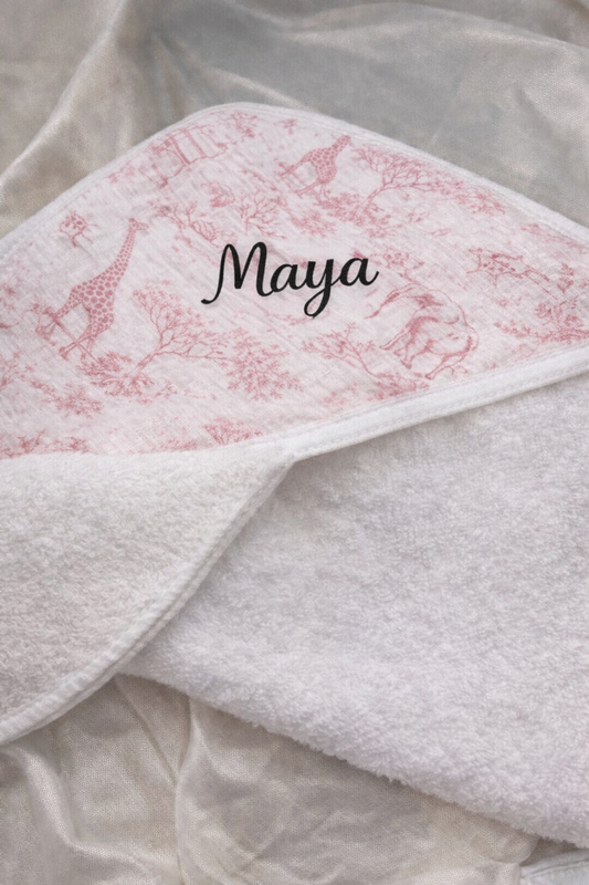 Cape de bain | Safari Rose à personnaliser