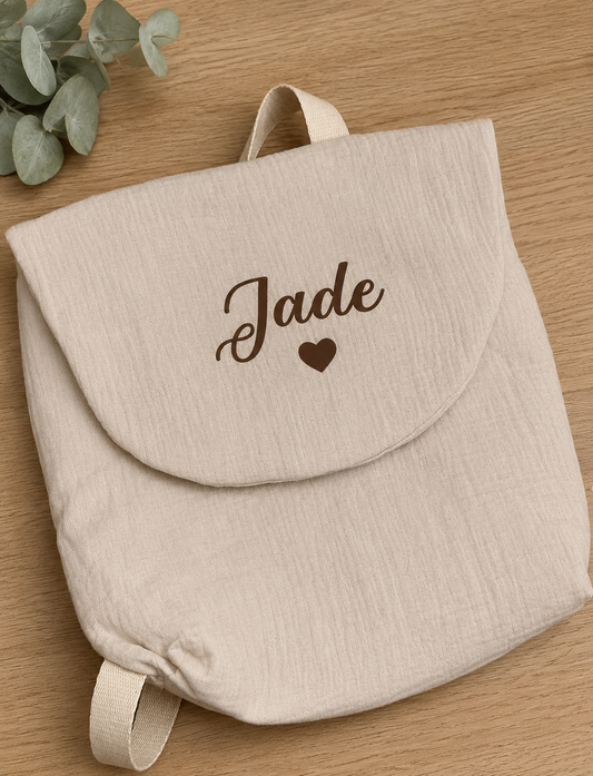 Sac à dos personnalisé | Beige