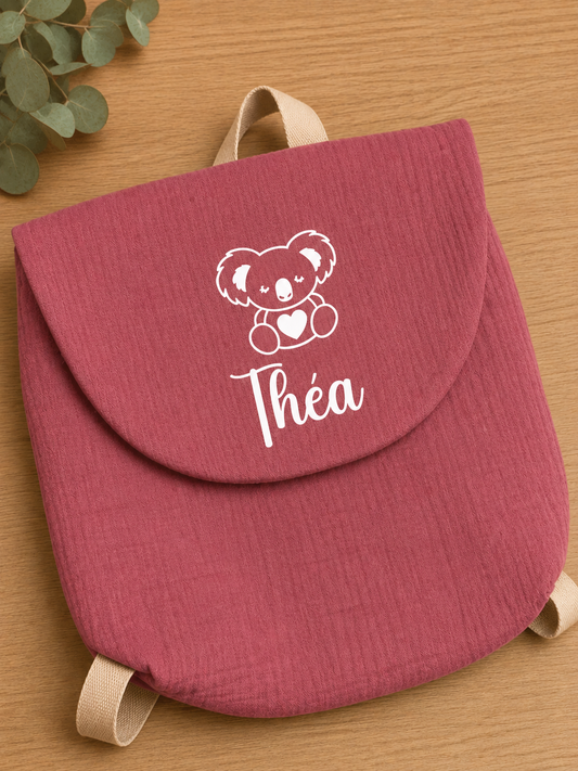 Sac à dos personnalisé  | Framboise