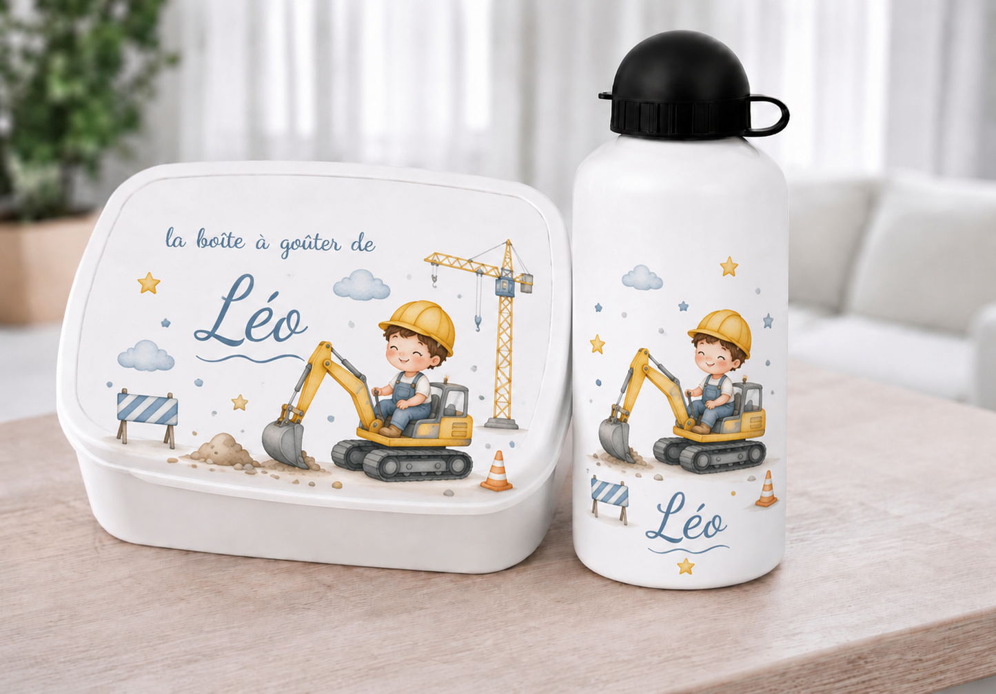 Gourde et/ou Boîte à goûter |  Chantier
