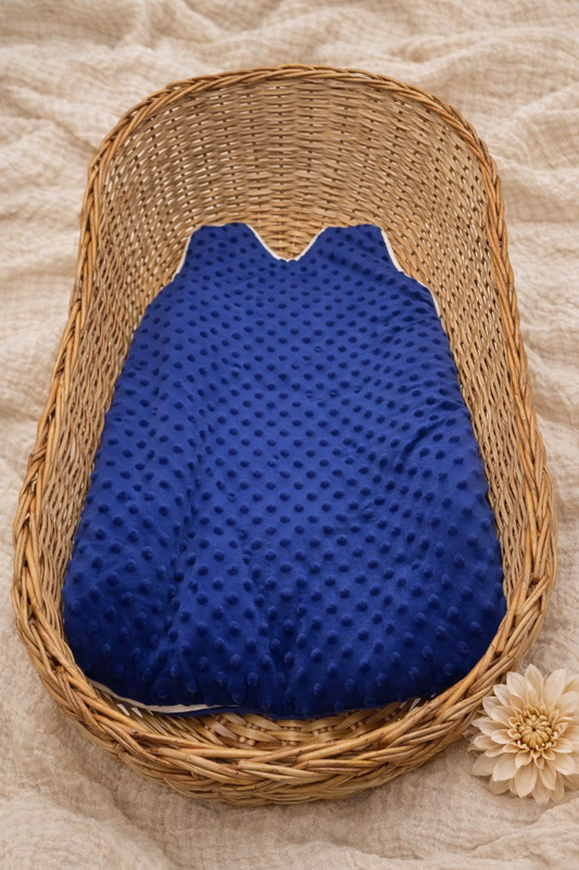 Gigoteuse minky | Bleu foncé à personnaliser