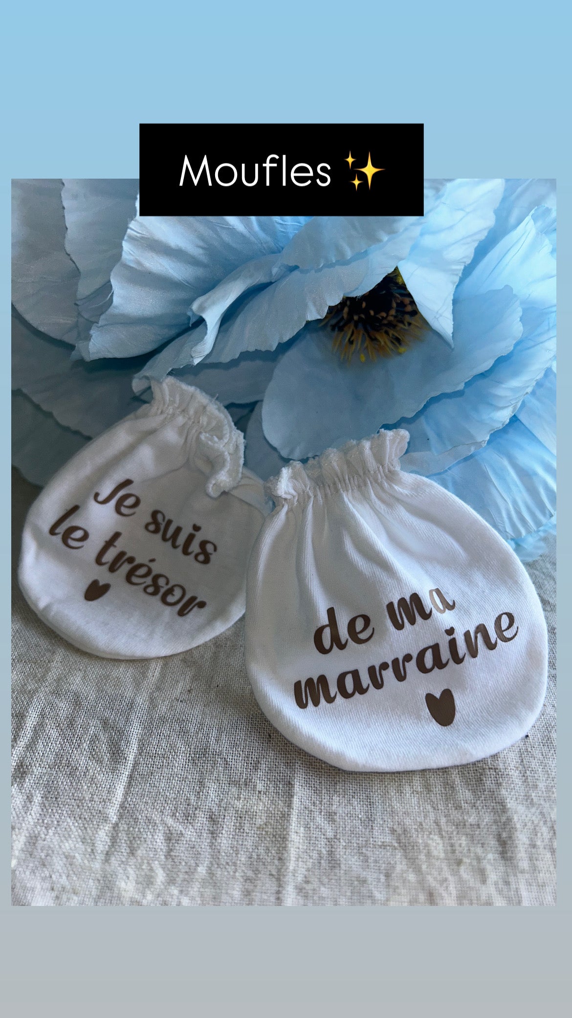 Dispo de suite | Chaussons trésor marraine
