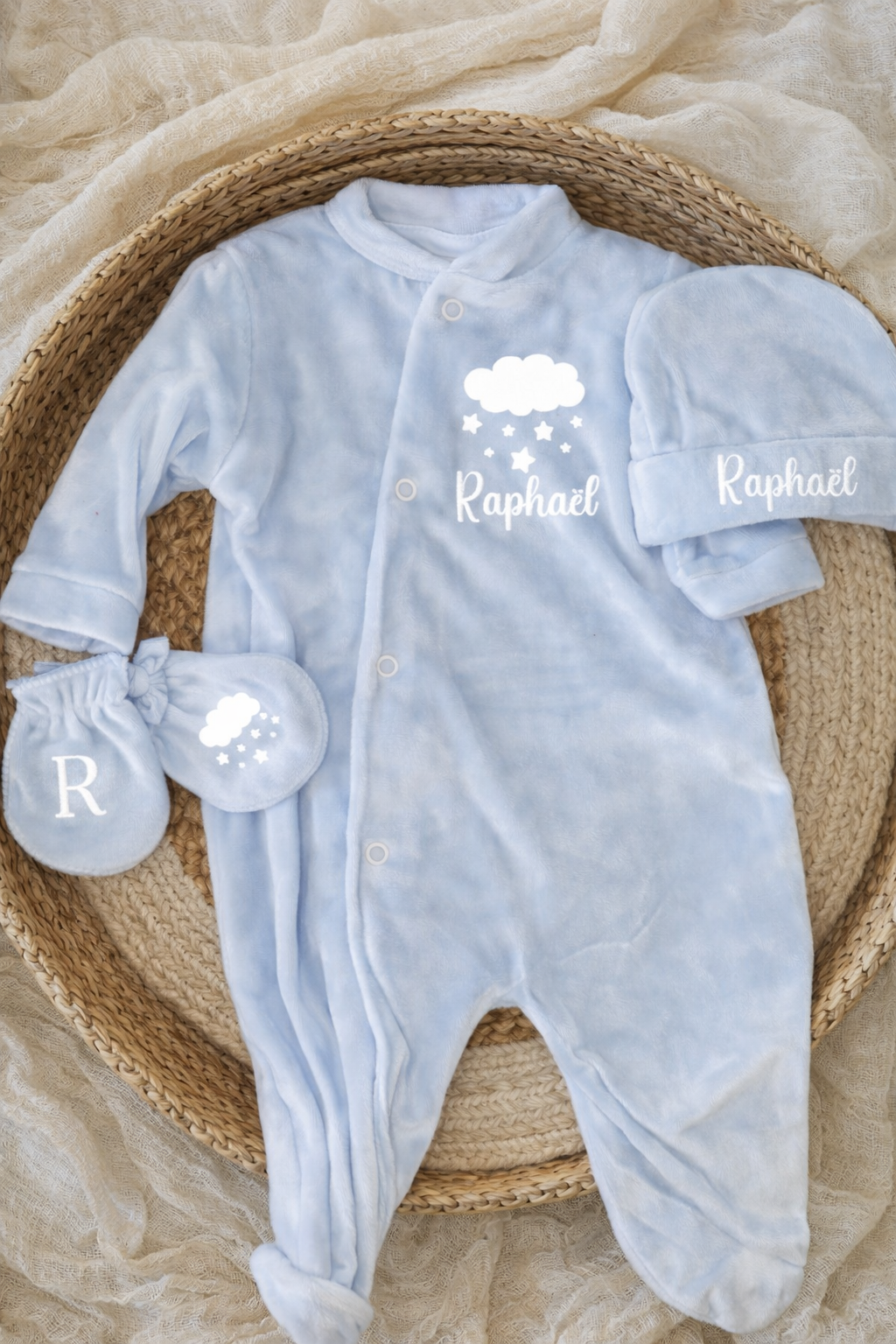VELOURS bleu claire | Nuage