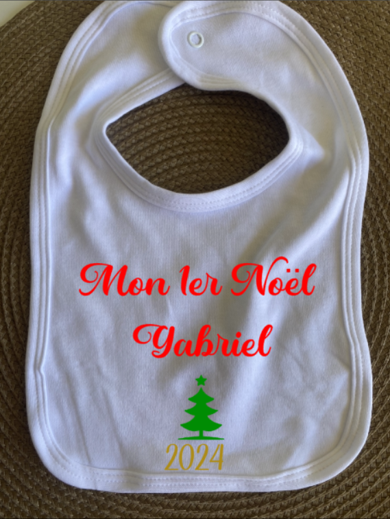 Bavoir 1er Noël | Sapin