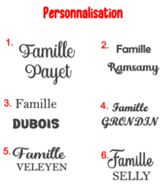 Étoile en velours | Famille