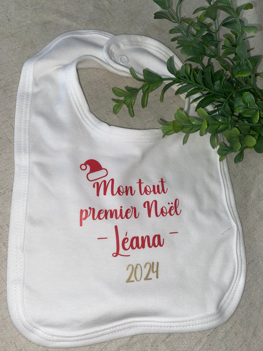 Bavoir  Noël | Chapeau de Noël