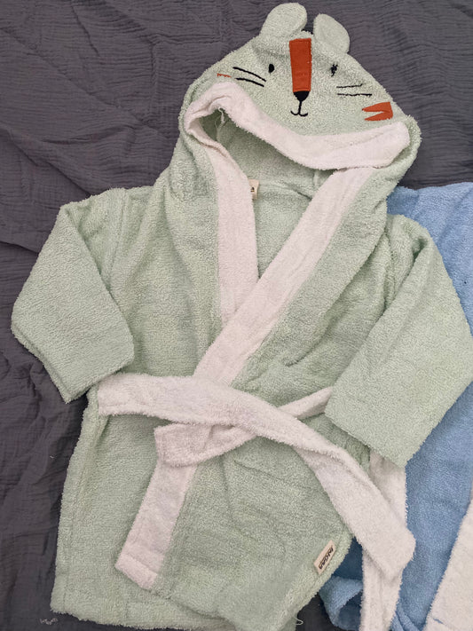 Peignoir enfant | Renard vert d’eau