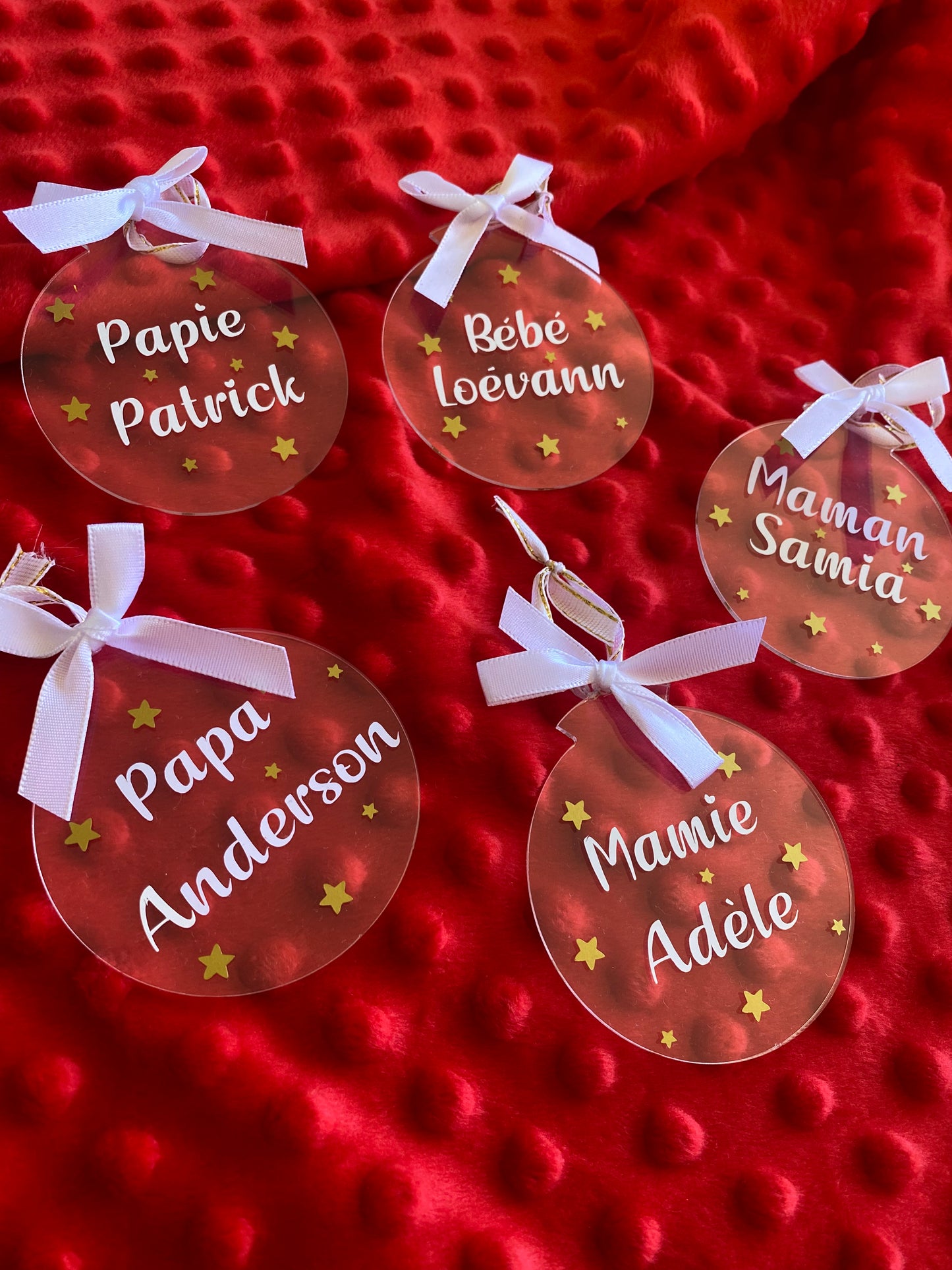 Boule acrylique plate _ Pack pour la Famille