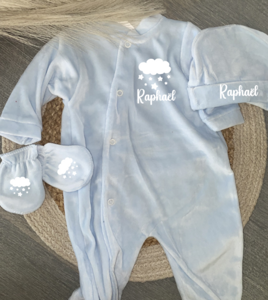 VELOURS bleu claire | Nuage