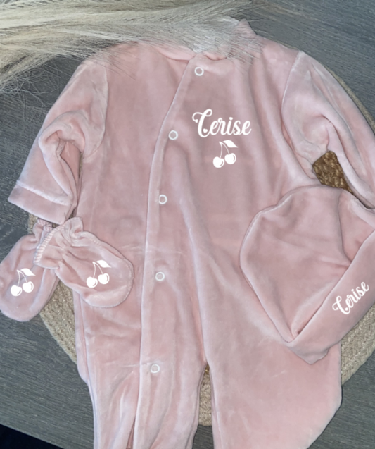 VELOURS rose claire | Cerise