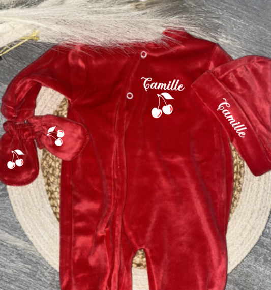 VELOURS rouge | Cerise