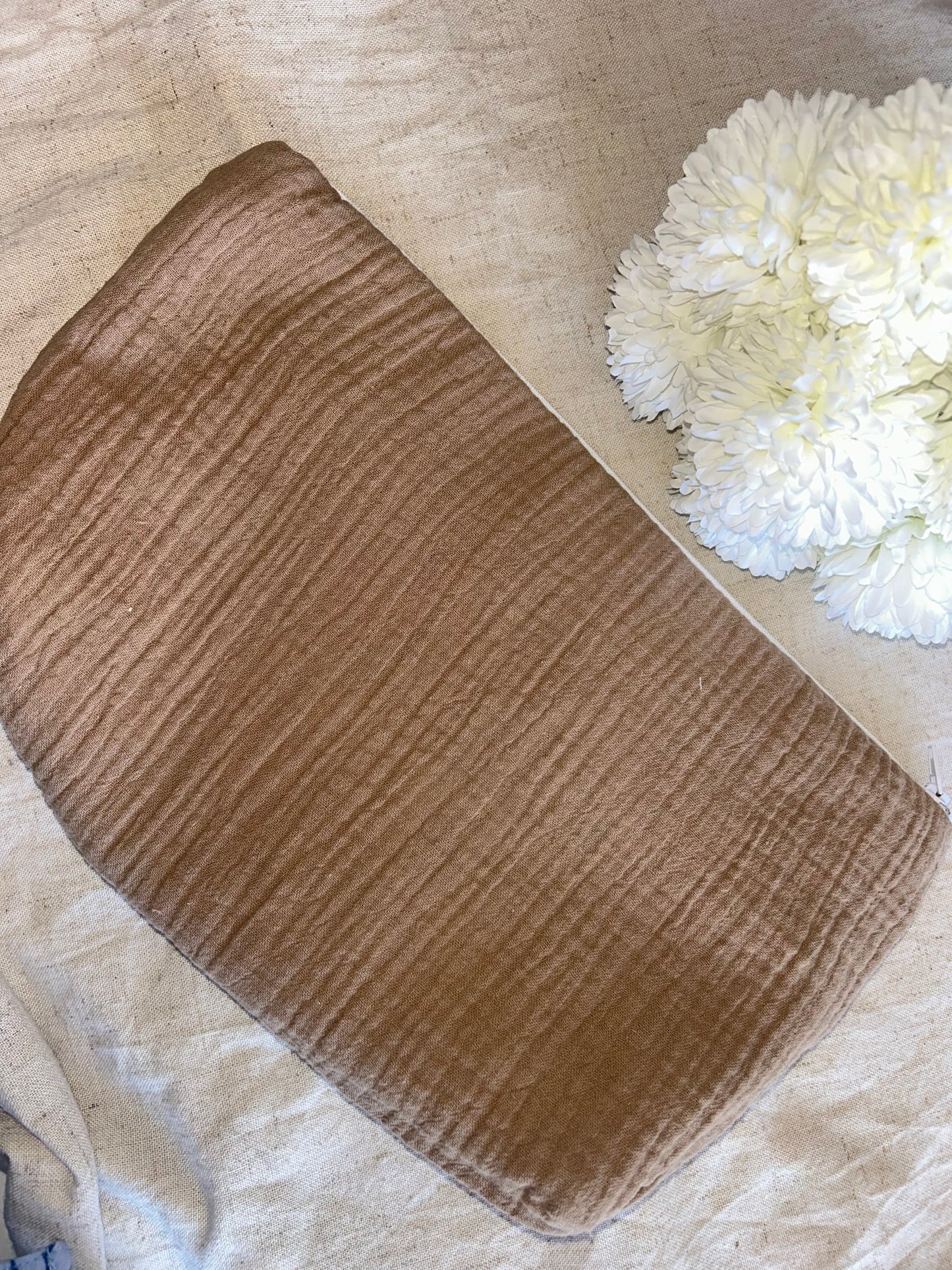 Trousse de toilette | Marron à personnaliser
