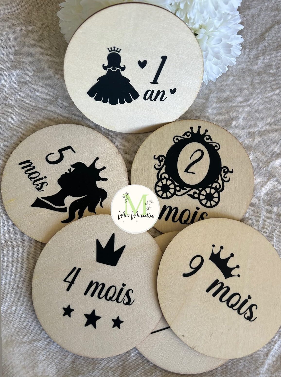 Cartes étapes | Thème Princesse