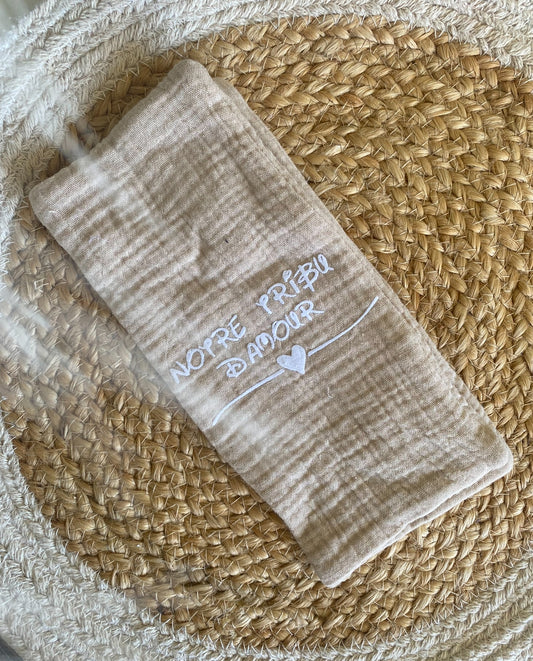Protège livret famille | Beige à personnaliser