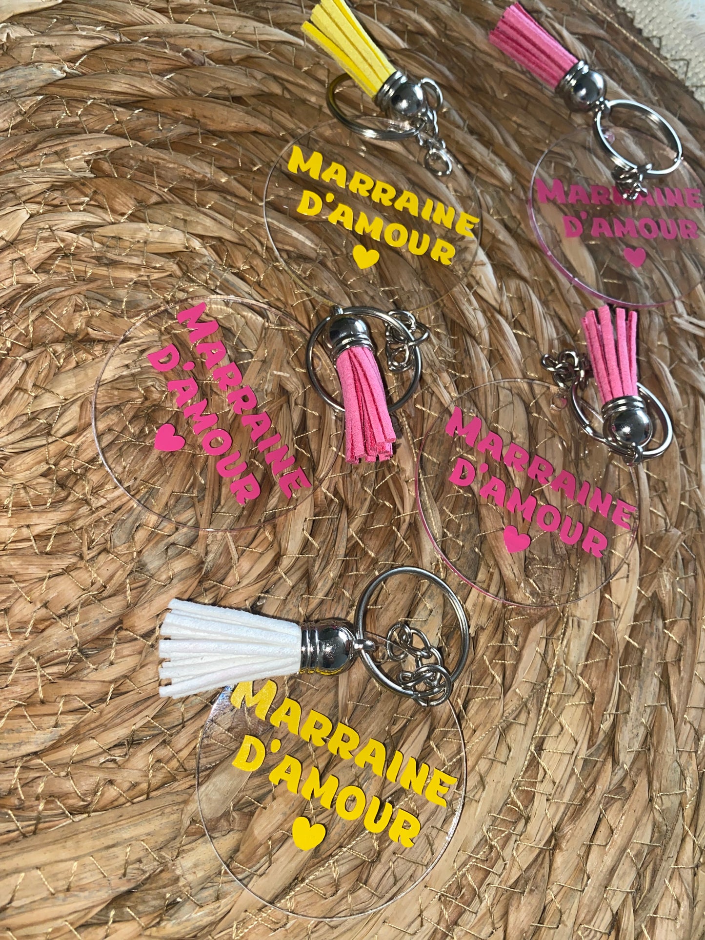 Porte clef marraine d’amour