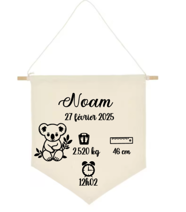 Fanion | Thème Koala 🐨