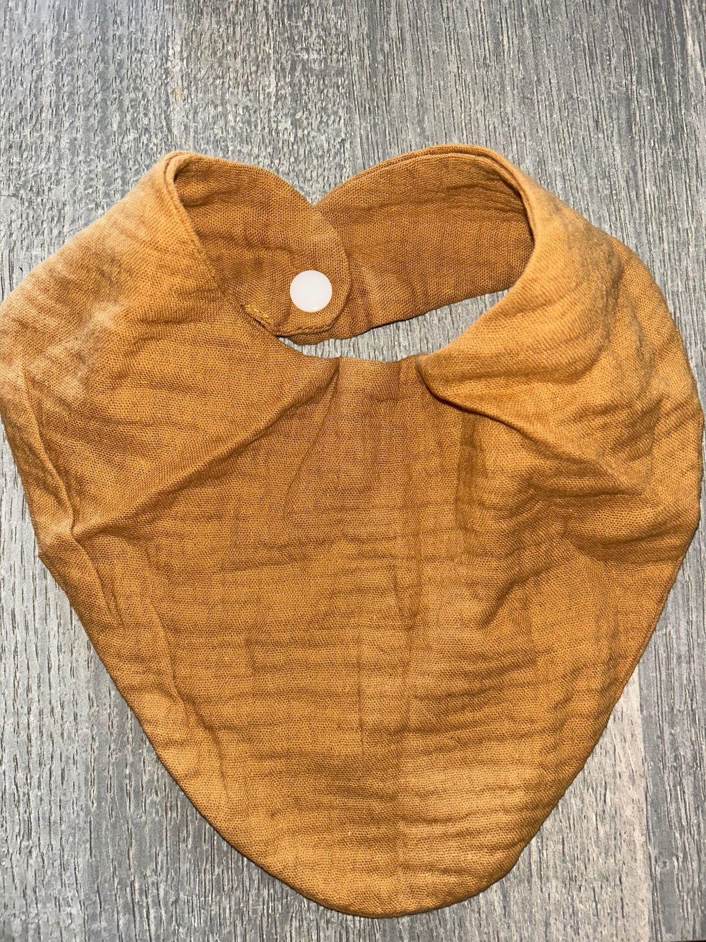Bavoir simple | Marron à personnaliser