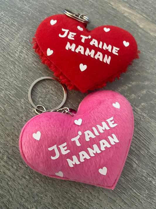 Porte clef je t'aime maman