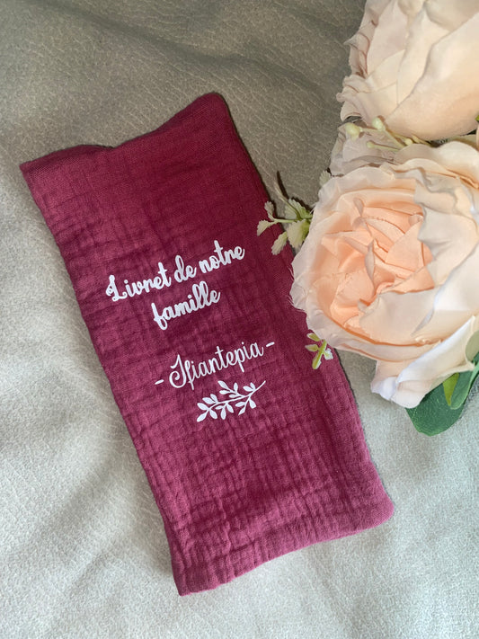 Protège livret famille | Framboise à personnaliser