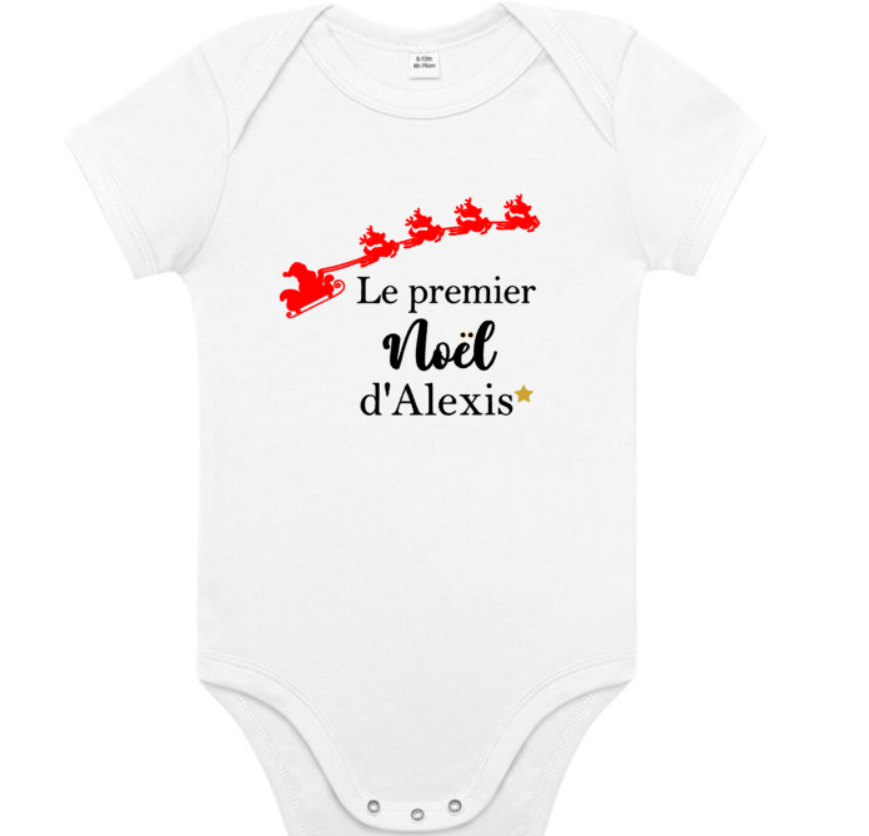 Body Noël | Père Noël et traîneau