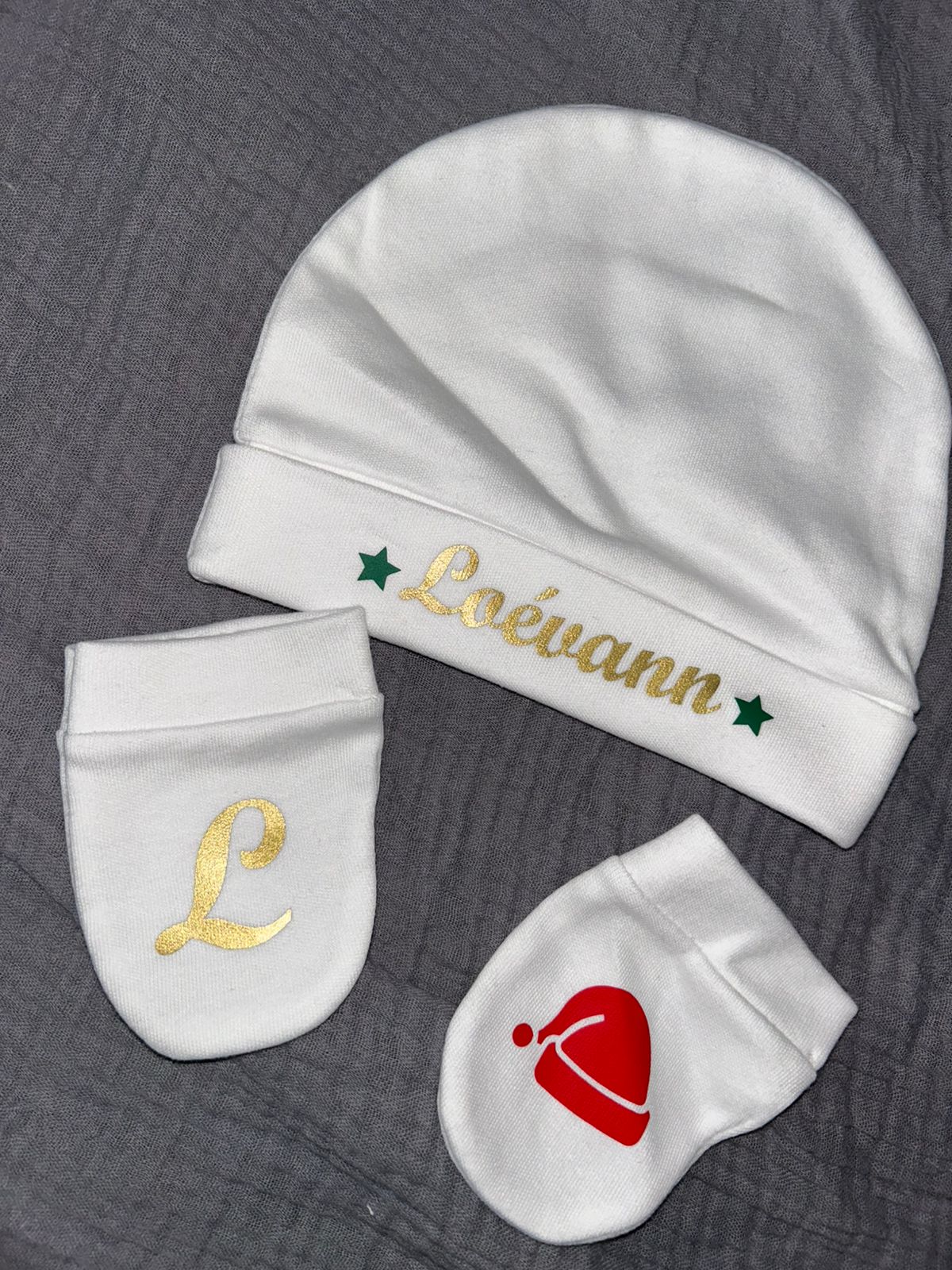 Bonnet Moufles de Noel | Chapeau