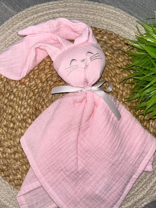 Doudou Gaze de Coton | Rose Claire